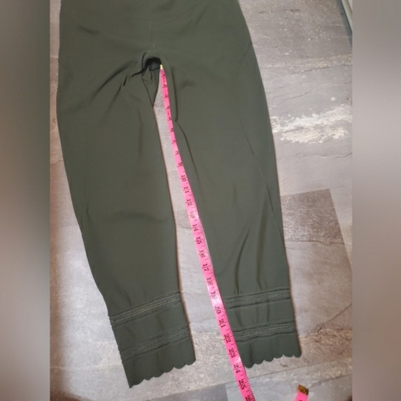 Free People Movement Genesis Yoga 7/8 Legging. Crop. 24". Green. High Rise. L. - Picture 11 of 11